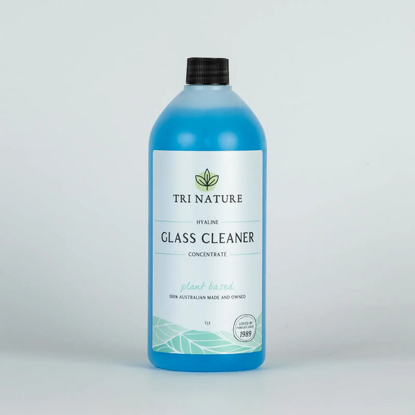 Natural glass cleaner