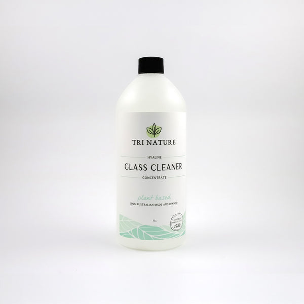 Natural glass cleaner